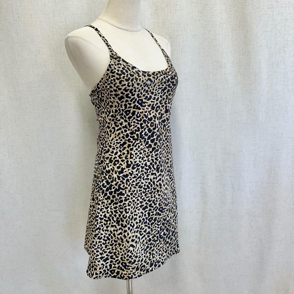 Outdoor Voices Leopard Print The Athletic Dress Small Racerback Built in Shorts - Picture 8 of 15